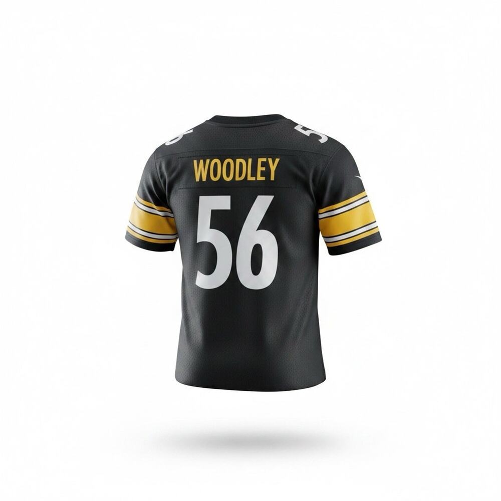 NFL LaMarr Woodley Pittsburgh Steelers On Field Nike Football Jersey Large A129
